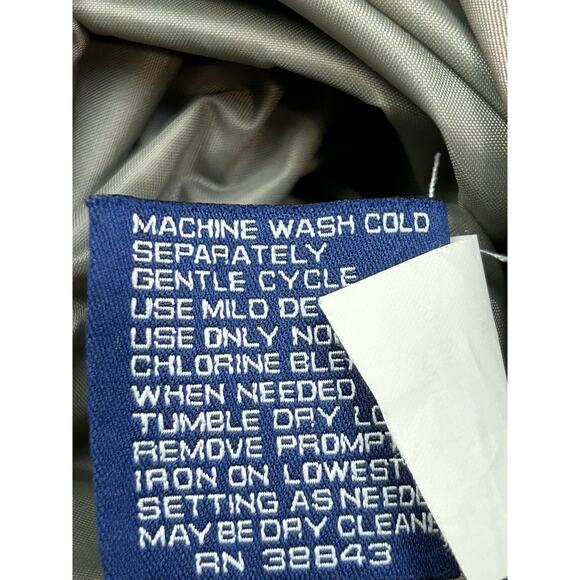 Mackintosh New England Hooded jacket Womens Small Tan Neutral Snap/Zip Mature - Picture 10 of 12